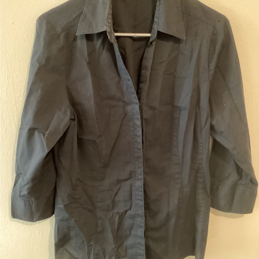 Riders by Lee Women’s Black Casual Button Down Shirt